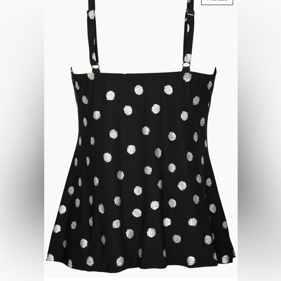 NWT MIRACLESUIT Pizzelles Love Knot Tankini Top - Picture 6 of 7